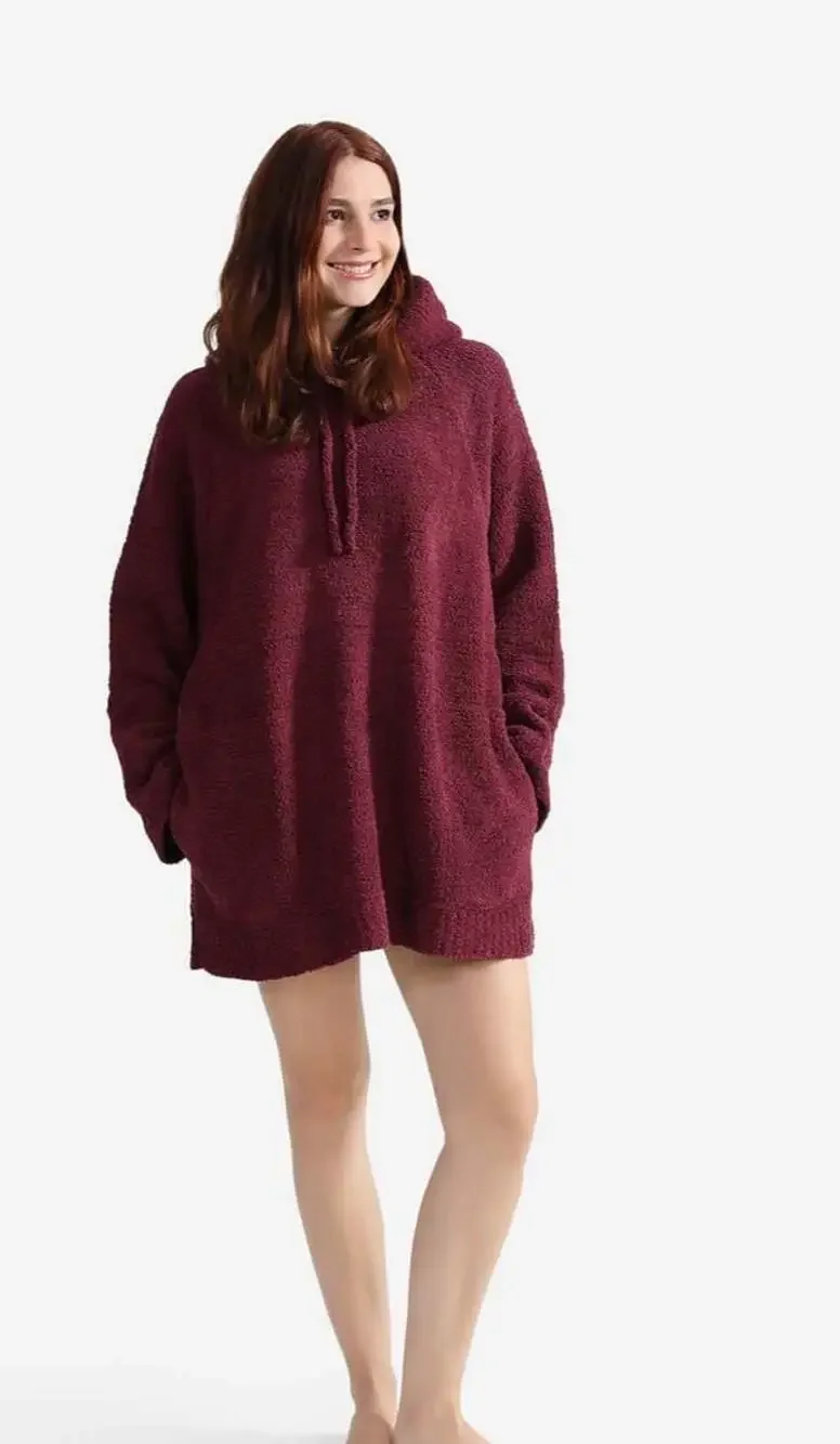Sunday Citizen Snug Blanket Hoodie One Size Cherry Lacquer